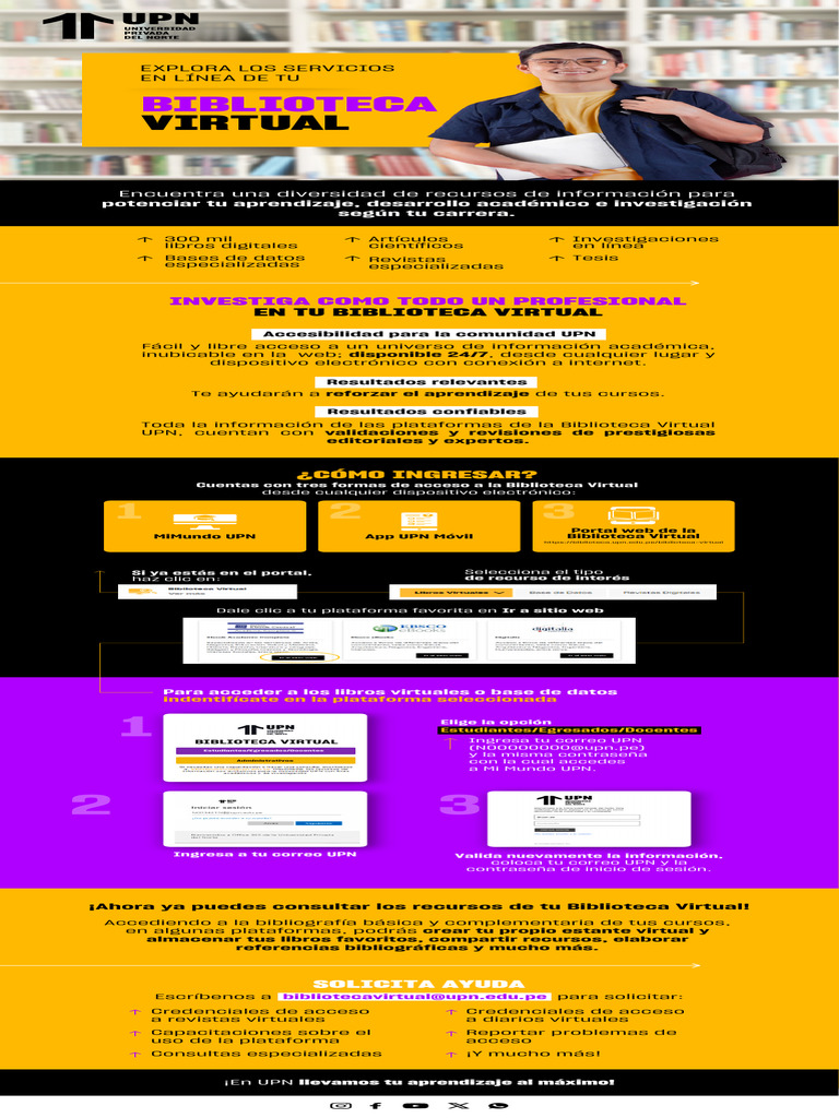 Acceso a la Biblioteca Virtual UPN | PDF | Libreria digital | Contraseña