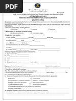 Disability Parking Permit Application Form | PDF | Driver's License ...