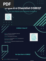 Checklist COREQ-32 Traduzido para Português | PDF | Entrevista | Science
