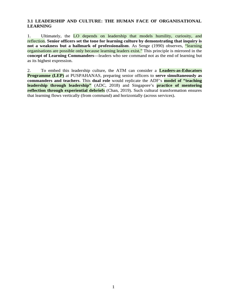 Leadership Culture in Learning Organizations | PDF | Leadership | Cognition