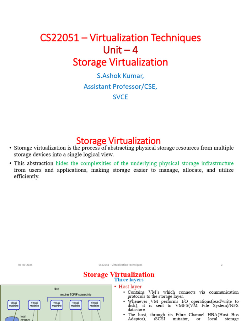 Storage Virtualization Techniques Explained | PDF | Cloud Computing ...