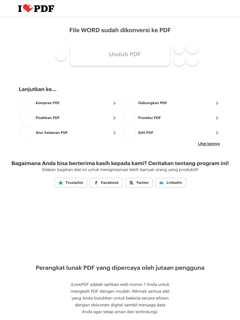 Alat Pengedit PDF Terpercaya iLovePDF | PDF