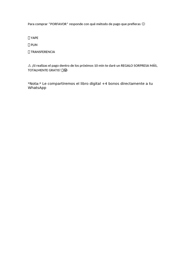 Para Comprar | PDF