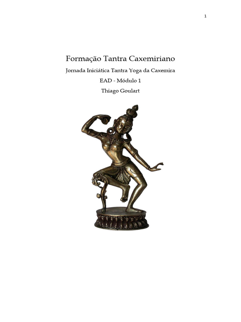Tantra Yoga da Caxemira: Módulo 1 EAD | PDF | Tantra | Respiração