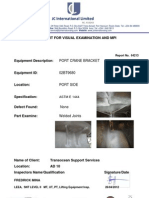 International Limited: Report For Visual Examination and Mpi