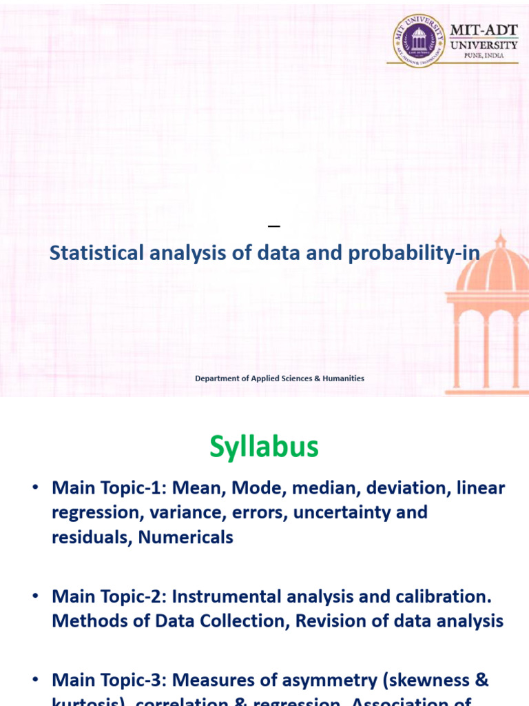 Statistical Analysis for Computing Devices | PDF | Errors And Residuals ...