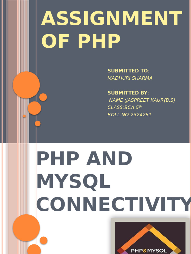 Connecting PHP to MySQL: A Guide | PDF