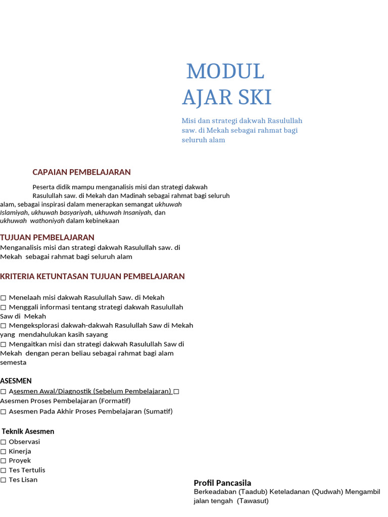 Modul Ajar | PDF