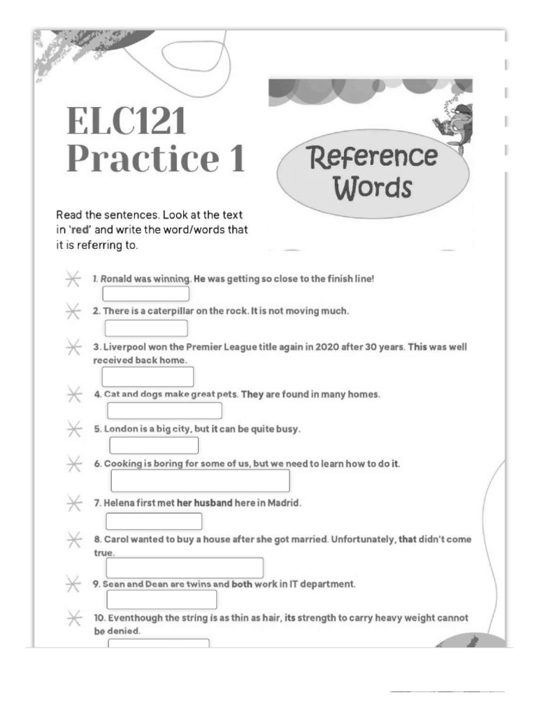 Reference Words | PDF