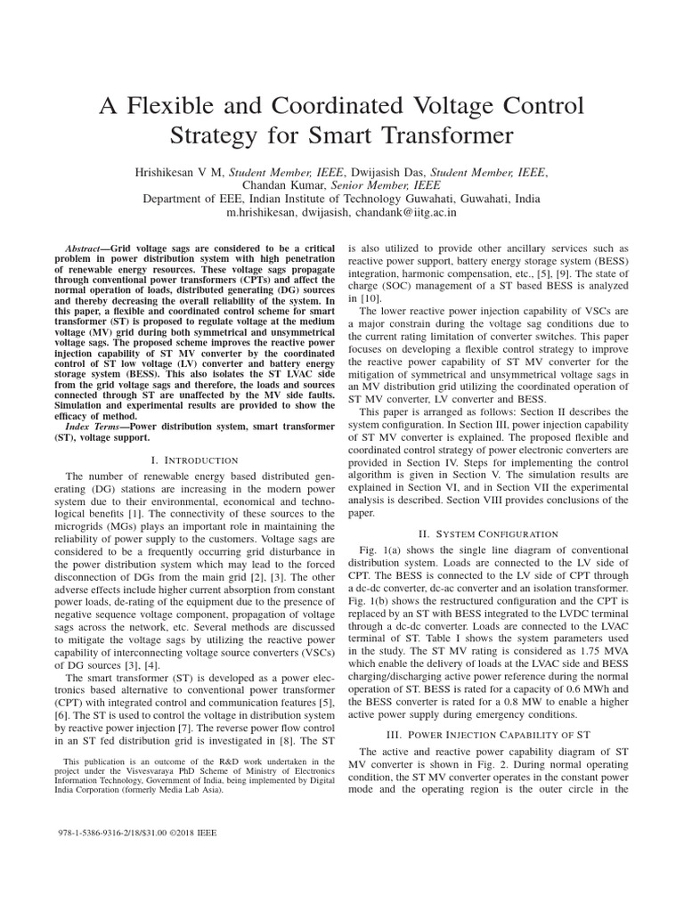 C-03. A Flexible and Coordinated Voltage Control Strategy For Smart ...