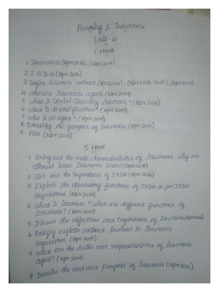 Unit - 4 Question Paper | PDF