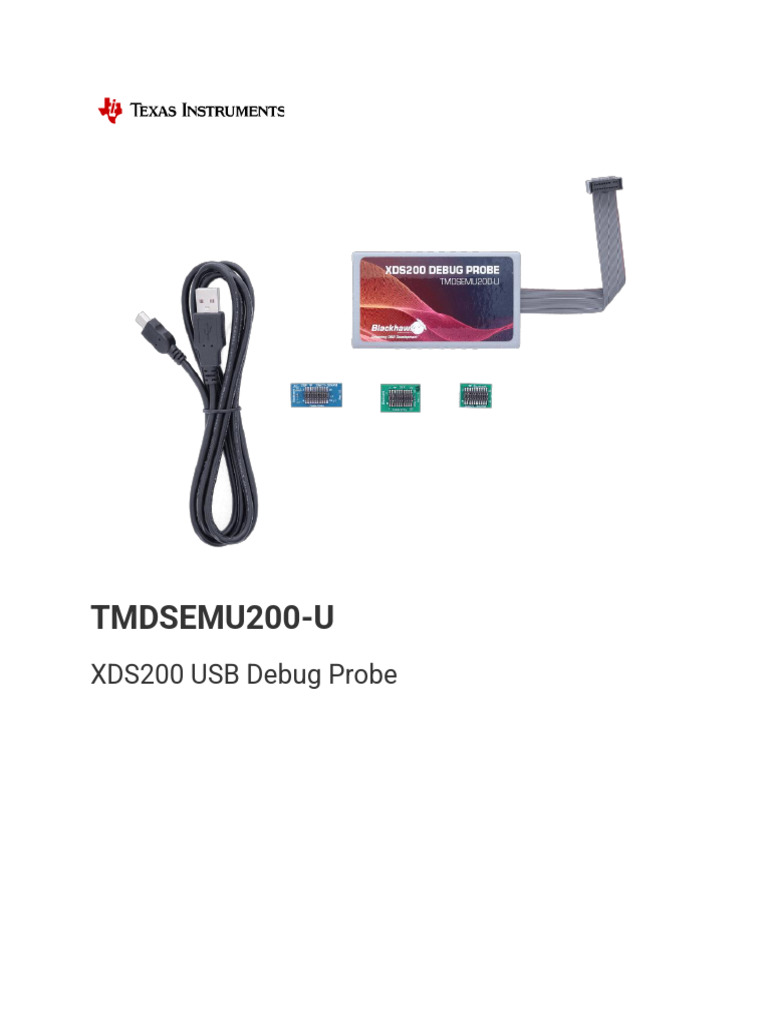 XDS200 USB Debug Probe Overview | PDF | Microcontroller | Information ...