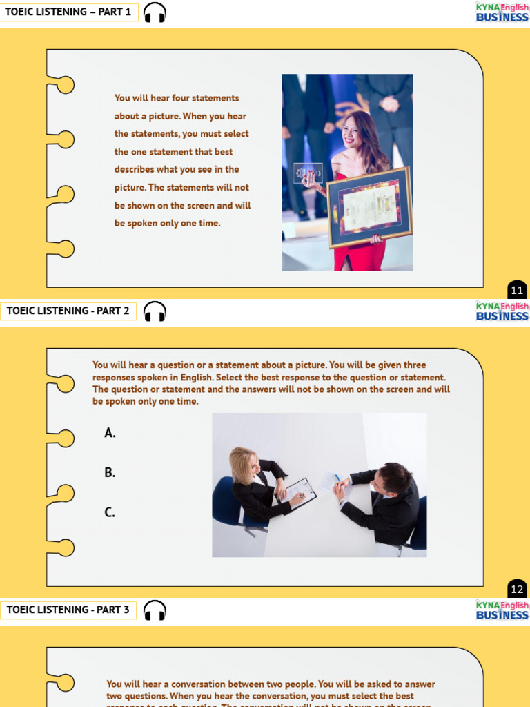 TOEIC Listening and Reading Practice Guide | PDF