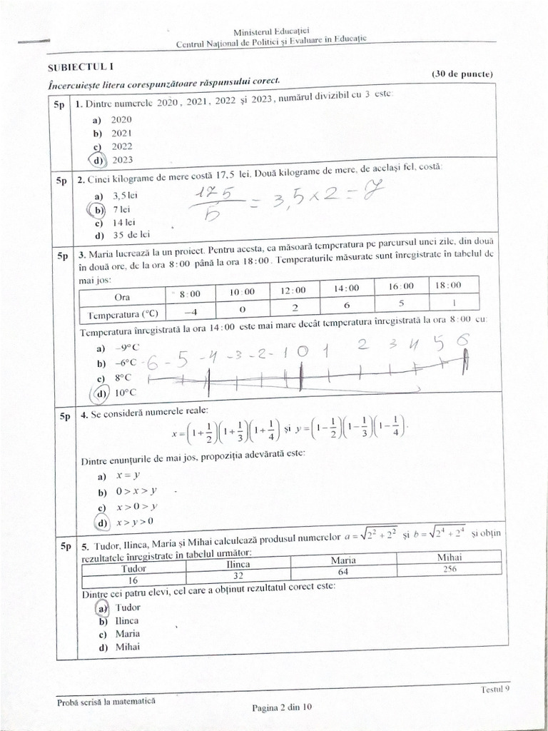 Test 9 | PDF