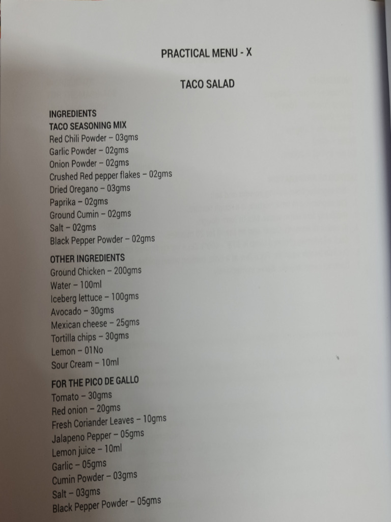 Menu 10 | PDF