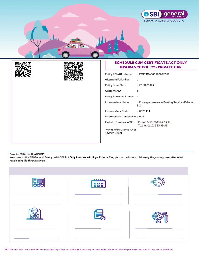 Policy Popmcar00102052662 | PDF | Insurance | Driver's License