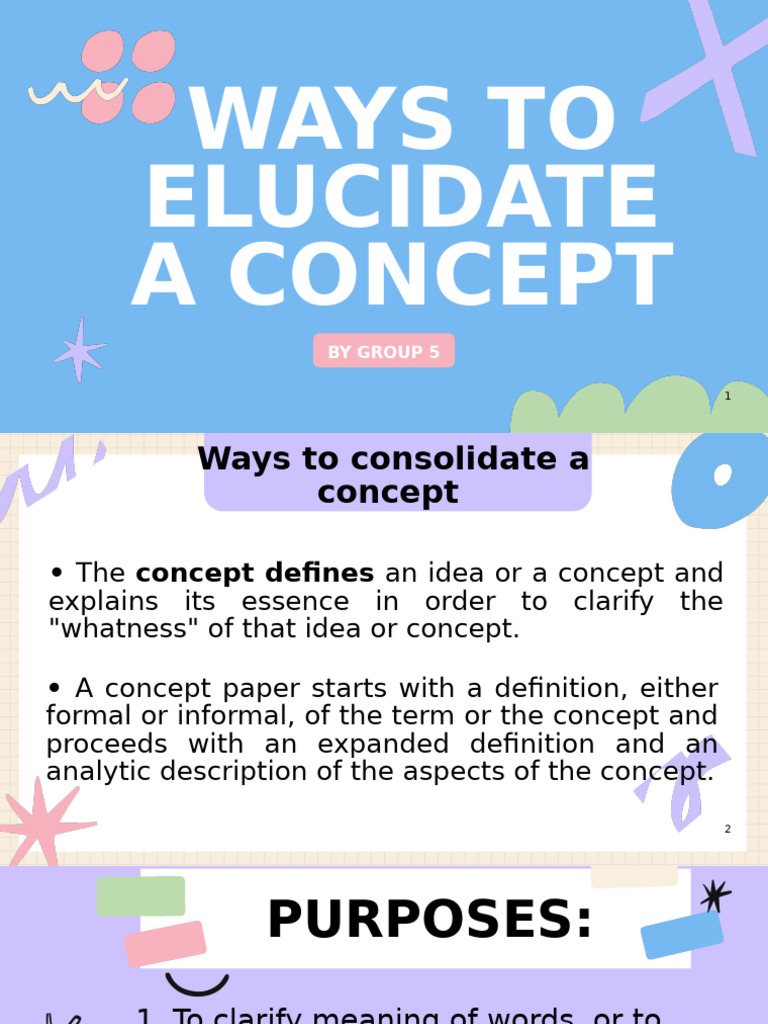 Elucidating Concepts: Techniques Explained | PDF | Semantics | Definition