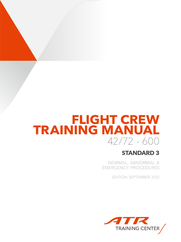 ATR Flight Crew Training Manual 2025 | PDF | Instrument Flight Rules ...