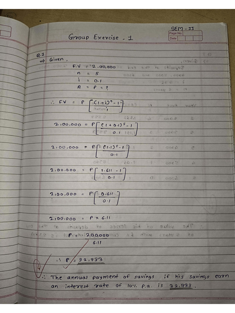 Group Exercise 1 FM | PDF
