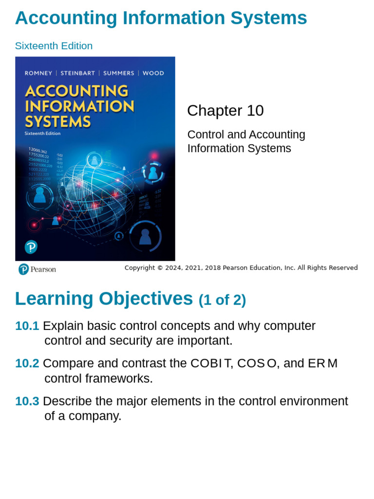 Control in Accounting Information Systems | PDF | Internal Control | Risk