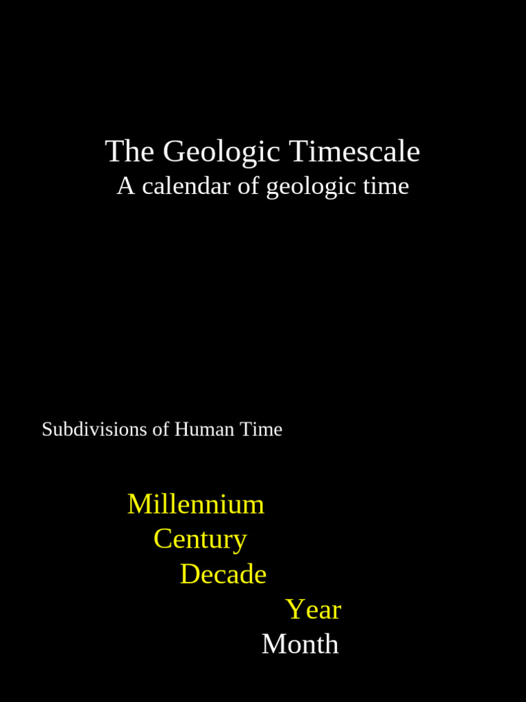 Geologic Time Scale Powerpoint | PDF | Geologic Time Scale | Rock (Geology)