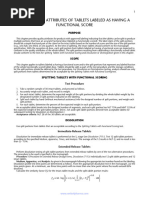 Tablet Scoring and Splitting Guide | PDF | Tablet (Pharmacy) | Dose ...