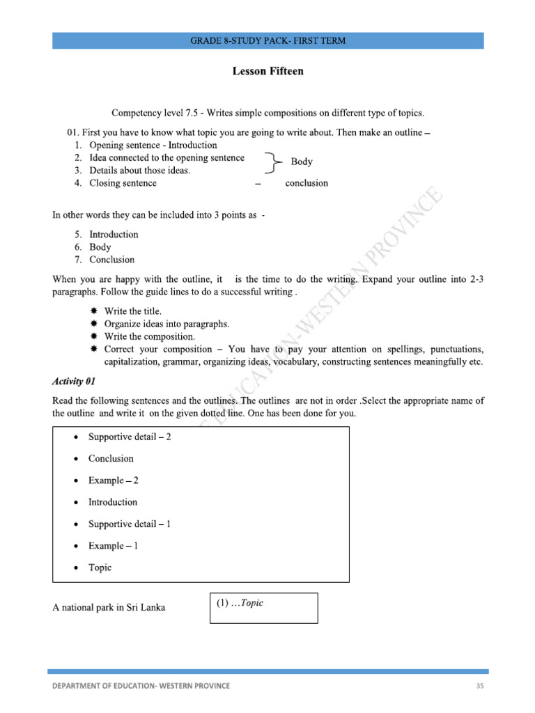 Lesson 15 | PDF