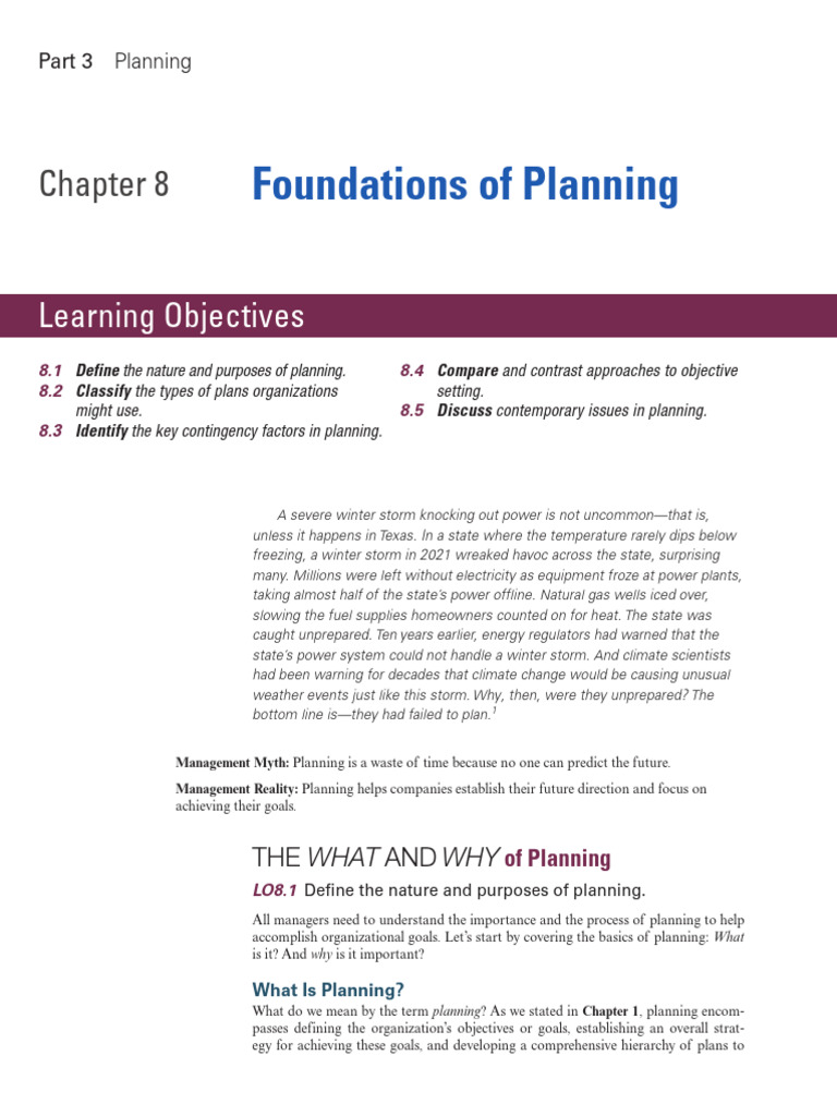 Planning Essentials for Organizational Success | PDF | Scenario ...