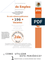 Ofertas de Empleo Segunda Quincena de Mayo