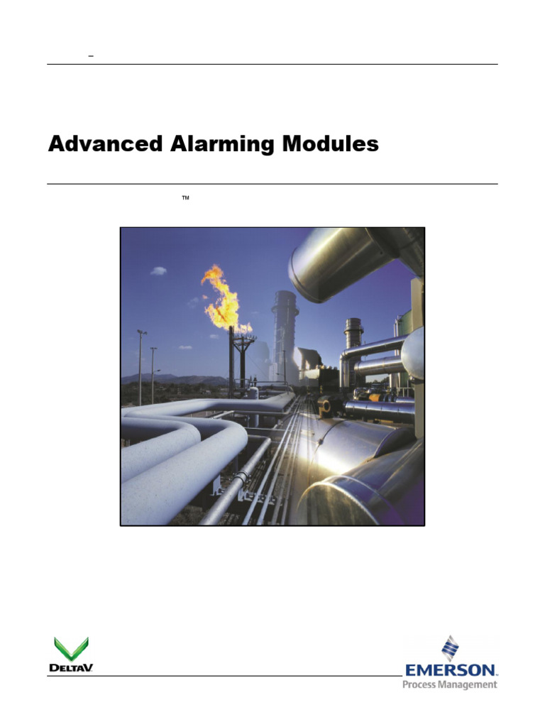 DeltaV Advanced Alarming Modules Guide | PDF | Safety | Logic