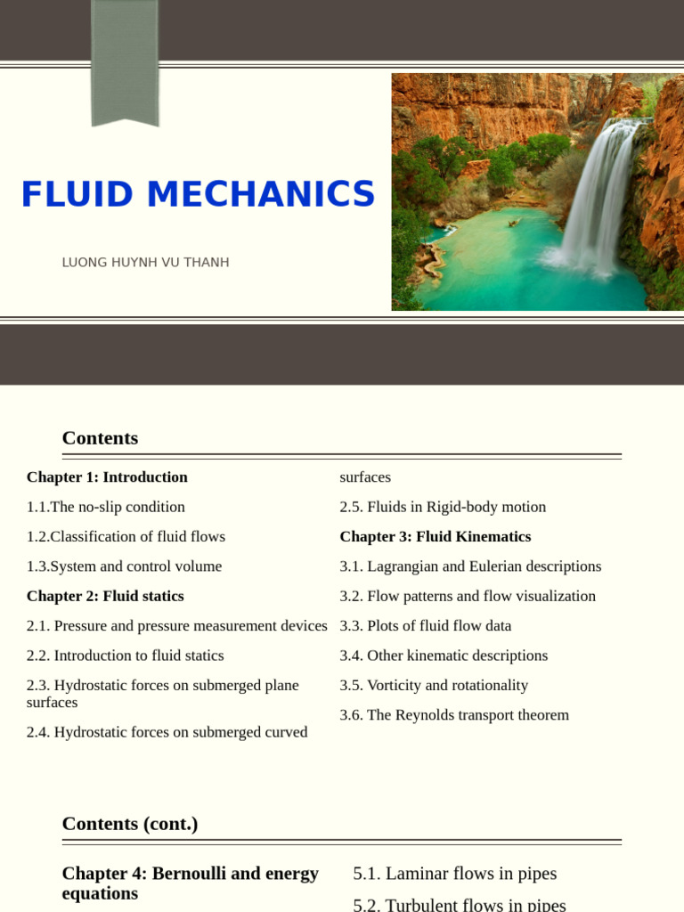 FM - Chapter 4 | PDF | Continuum Mechanics | Fluid Dynamics