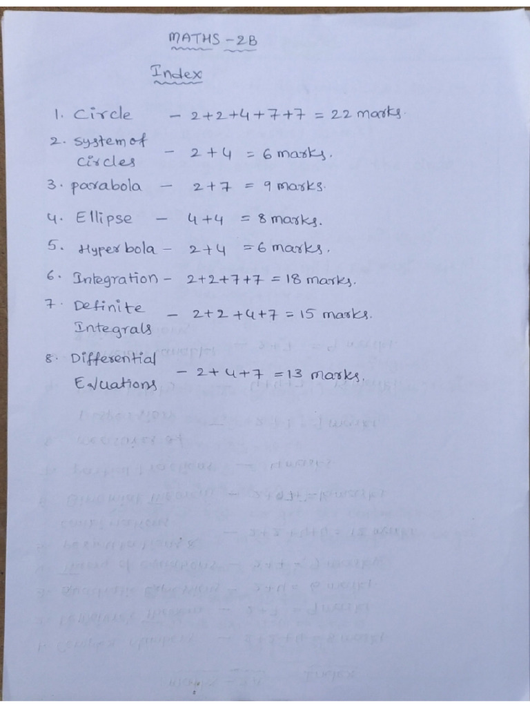 Maths 2b 100% | PDF