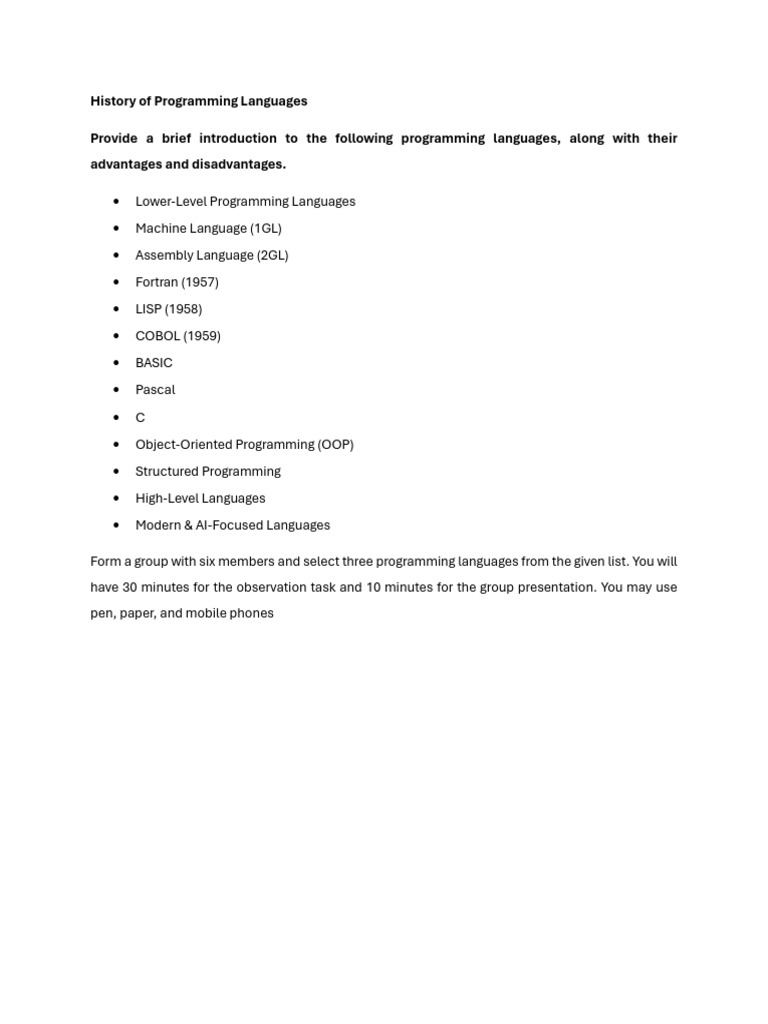 In Class Activity | PDF