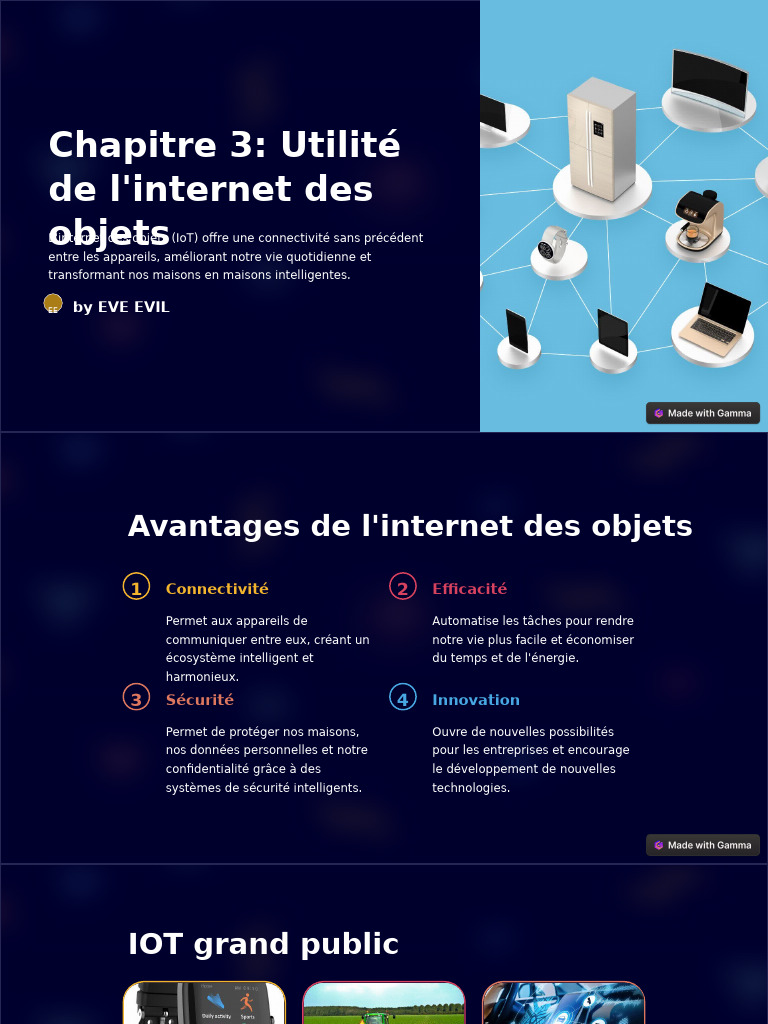 Avantages de l'Internet des Objets | PDF | Internet des objets | Big data