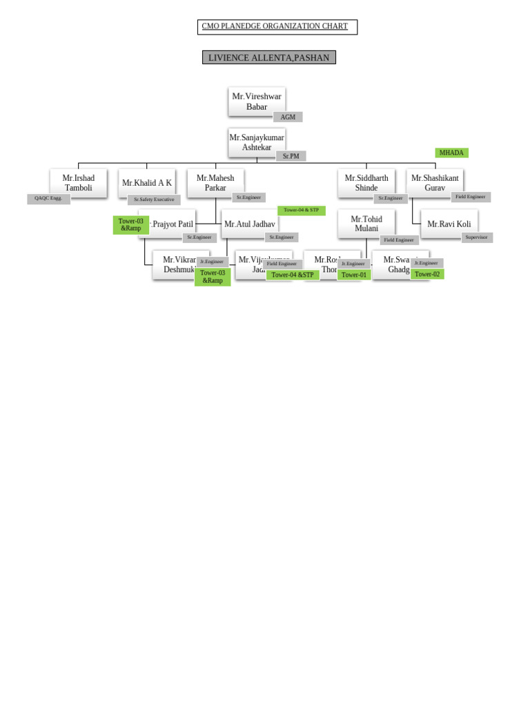 CMO PlanEdge Organization Chart | PDF