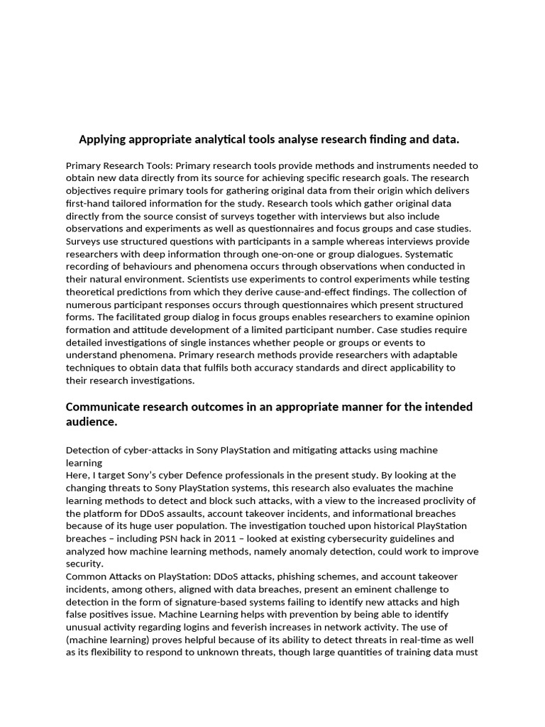 Unit 16 Assignment 2 New | PDF | Machine Learning | Security