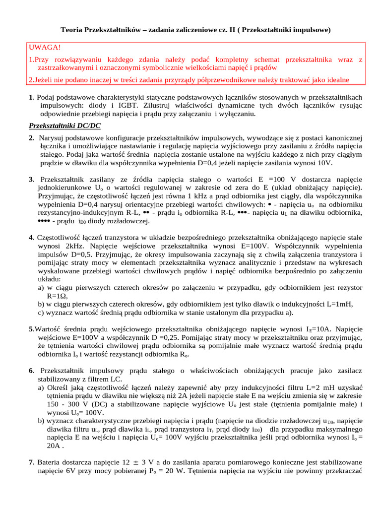 LTP 2 Impulsowe | PDF