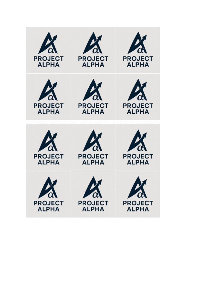 Project Alpha Logo | PDF