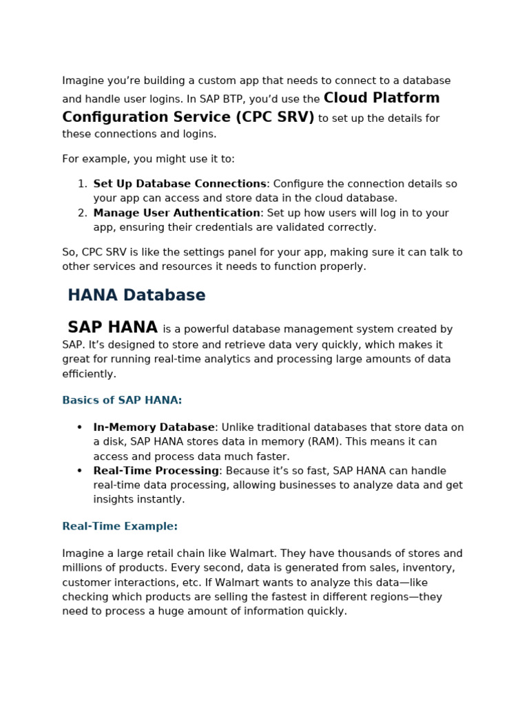 SAP HANA Data Integration and Modeling Guide | PDF | Databases ...