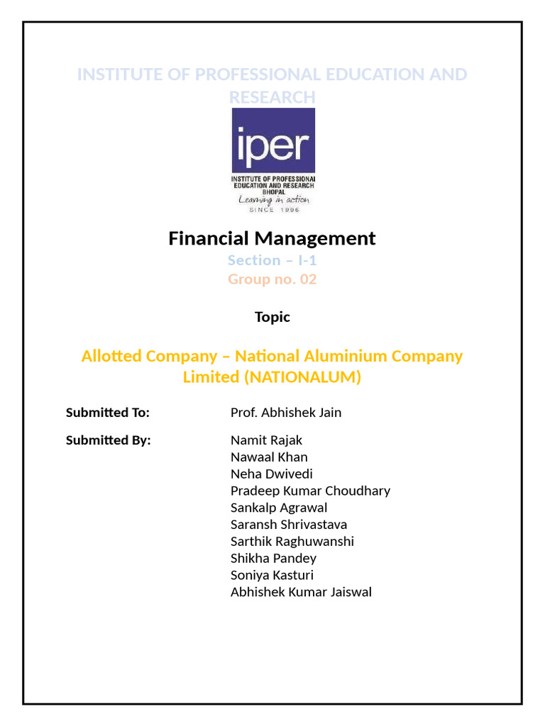 FM Assignment 4 (I-1) Group - 2 | PDF | Dividend | Retained Earnings