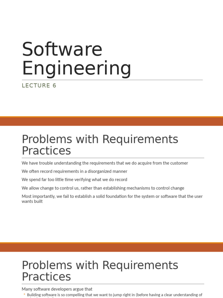 Lecture 6 | PDF | Use Case | System