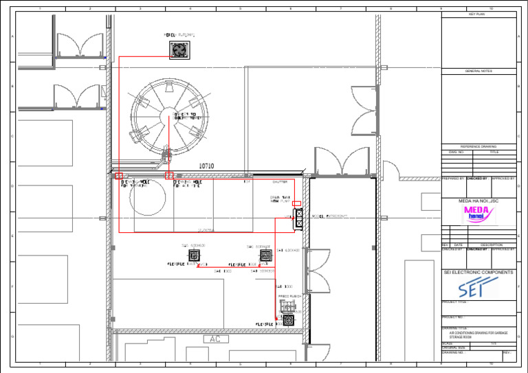 Air Conditioning Drawing For Garbage Storage Room | PDF