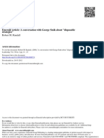 Strategy & Leadership: Emerald Article: A Conversation With George Stalk About "Disposable Strategies"