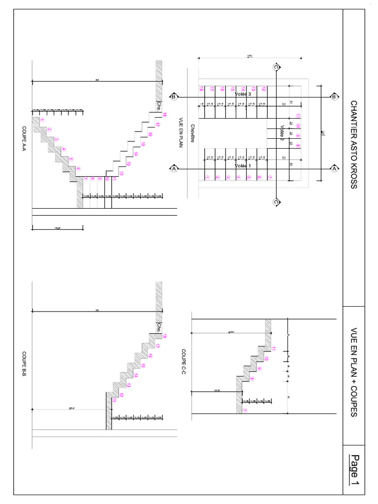 Ferraillage Escalier | PDF