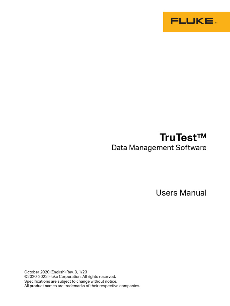 Trutest Umeng0300 | PDF | Software | Menu (Computing)