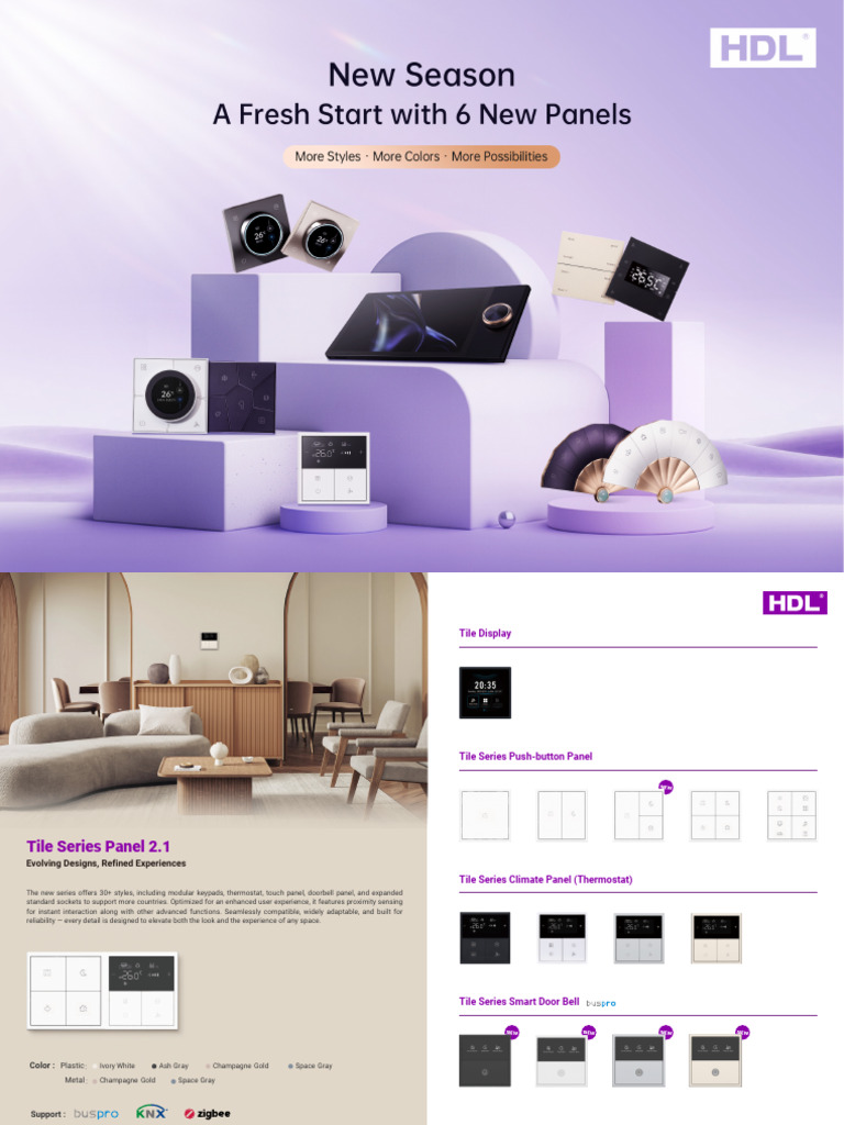 Versatile Smart Panel Series Overview | PDF | Switch | Electrical ...