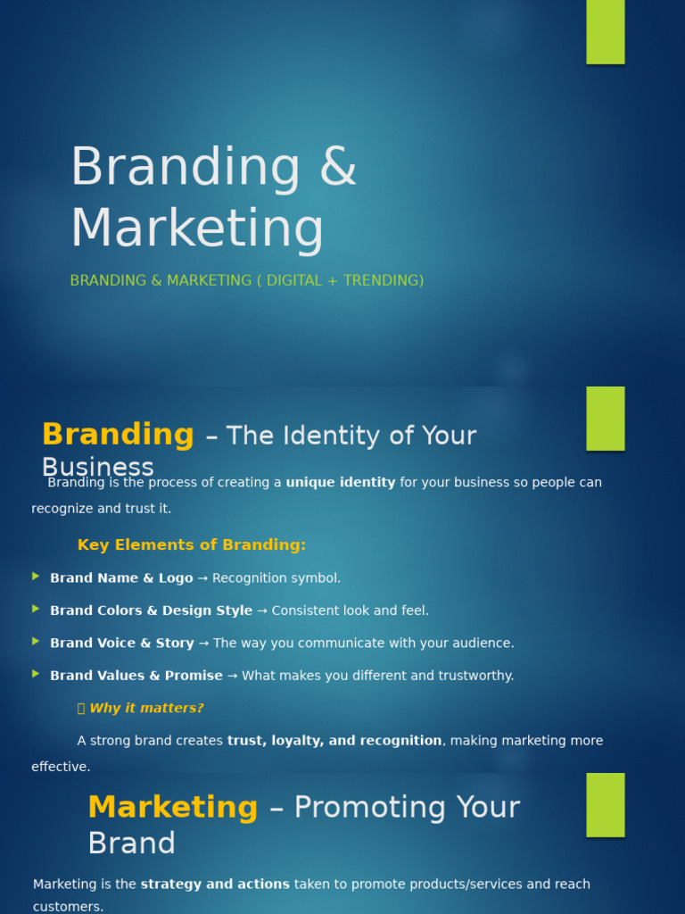 Branding and Marketing Strategies Guide | PDF