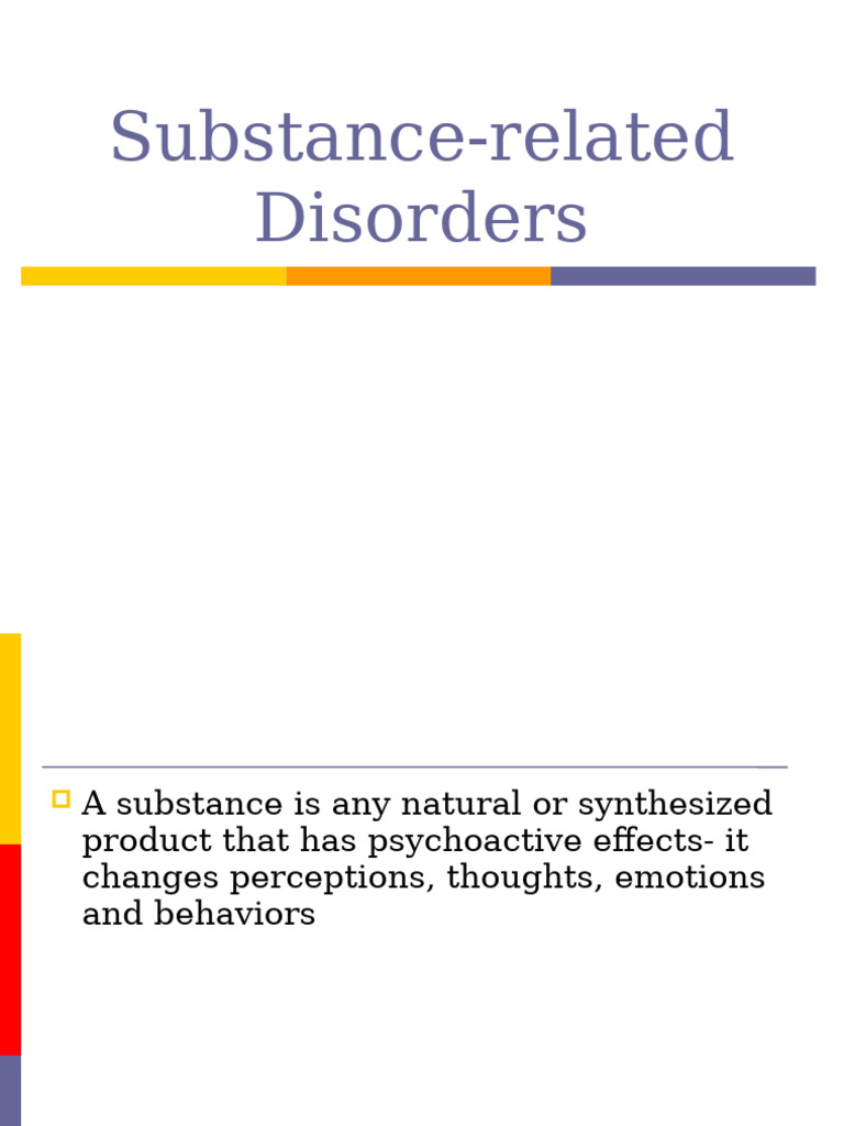 Substance Use Disorders-2019 | PDF | Substance Abuse | Alcoholism