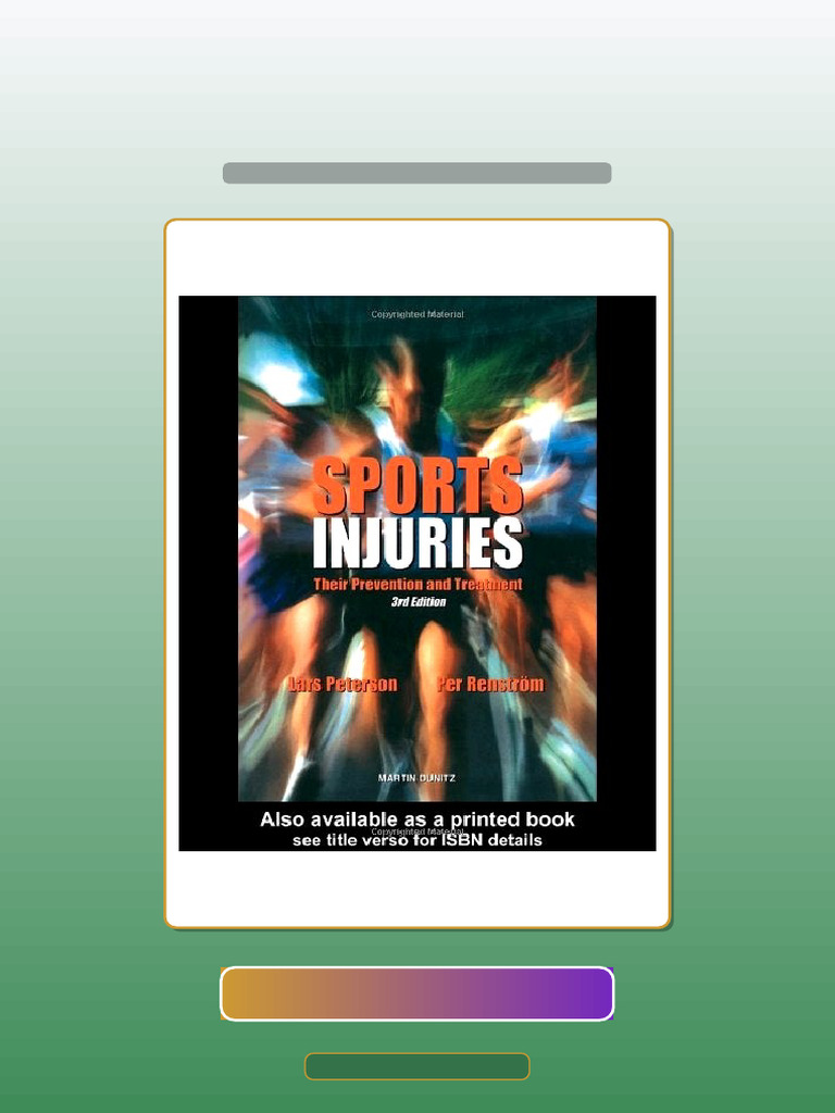 Ultimate Bundle Sports Injuries Their Prevention and Treatment Ebook ...