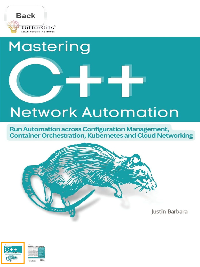 Mastering C++ Network Automation Run Automation Across Configuration ...